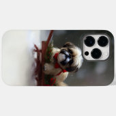 Shih Tzu Weihnachtsschnee Winter Case-Mate iPhone Hülle (Rückseite (Horizontal))