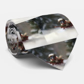 Shih Tzu Weihnachtsschnee Winter Krawatte (Gerollt)