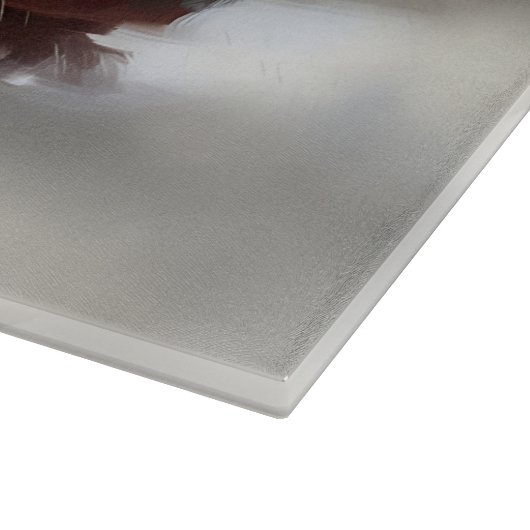 Shih Tzu Weihnachtsschnee Winter Schneidebrett (Ecke)