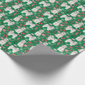 Shih Tzu Weihnachtsverpackung Geschenkpapier (Ecke)
