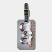 Shih Tzu Welpen Gepäckanhänger (Vorderseite vertikal)