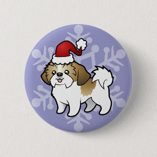 Shih Tzu (Welpenschnitt) Button
