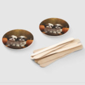 Shih Tzu Welppy Autumn Delight Pumpkin Fächer (Non-assembled)