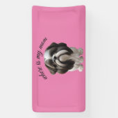 Shih Tzu - Wo ist mein Mama-Banner Banner (Vertikal)