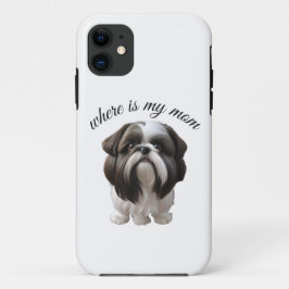 Shih Tzu - Wo ist meine Mama Case-Mate iPhone Hülle