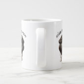Shih Tzu - Wo ist meine Mama Jumbo-Tasse (Rückseite)