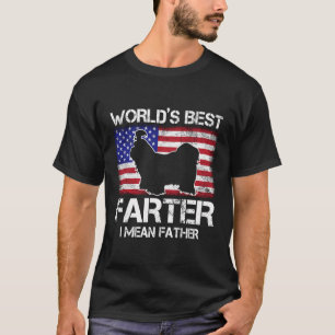 Shih Tzu World’S Best Farter I Gemein Vater Vint T-Shirt