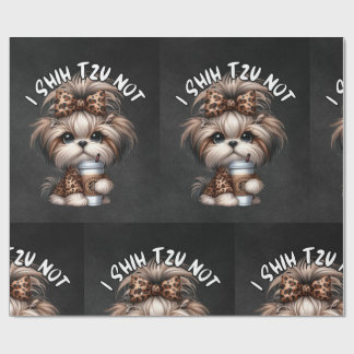 Shih Tzu Wrapping Paper Geschenkpapier
