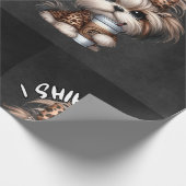 Shih Tzu Wrapping Paper Geschenkpapier (Ecke)