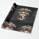 Shih Tzu Wrapping Paper Geschenkpapier (Ungerollt)