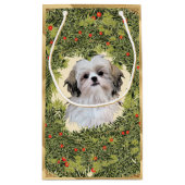 Shih Tzu Wreath Kleine Geschenktüte (Rückseite)