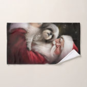 Shih Tzu zu Weihnachten Badhandtuch Set (Handtuch)