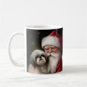 Shih Tzu zu Weihnachten Kaffeetasse (Links)