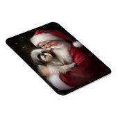 Shih Tzu zu Weihnachten Magnet (Rechte Seite)