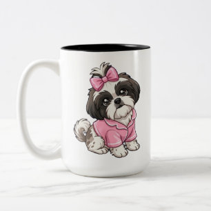 Shih Tzu Zweifarbige Tasse