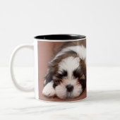 Shih Tzu Zweifarbige Tasse (Links)