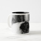 Shih Tzu Zweifarbige Tasse (Vorderseite Links)