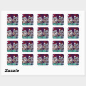 Shih Tzues Shih Two Christmas Sticker (Blatt)