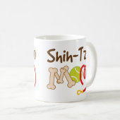 Shih--Tzuhundezucht-Mama-Geschenk Kaffeetasse (VorderseiteRechts)