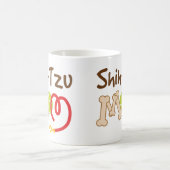 Shih--Tzuhundezucht-Mama-Geschenk Kaffeetasse (Mittel)