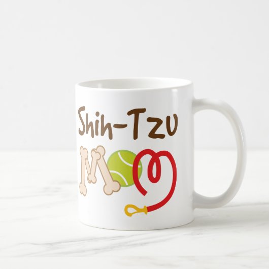 Shih--Tzuhundezucht-Mama-Geschenk Kaffeetasse (Rechts)