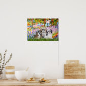 Shih Tzus (drei) - Garten Poster (Küche)