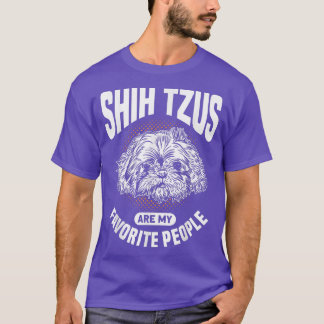 Shih Tzus sind meine Lieblings-Leute, die Hundebes T-Shirt