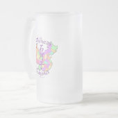 Shihezi-China Mattglas Bierglas (Vorderseite Links)