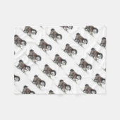 Shihtzu Puppy Dog, Pet Fleecedecke (Vorderseite (Horizontal))
