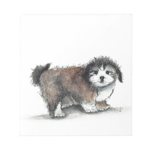 Shihtzu Puppy Dog, Pet Notizblock (Vorderseite)