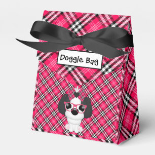 Shihtzu verfolgt personalisierte geschenkschachtel