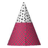 Shihtzu Welpen-Hunde ein Partyhütchen (Rückseite)