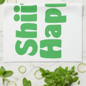 Shiitake geschieht Geschirrtuch (Gefaltet)