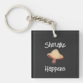 Shiitake Mushroom Acrylic Schlüsselanhänger (Vorderseite)