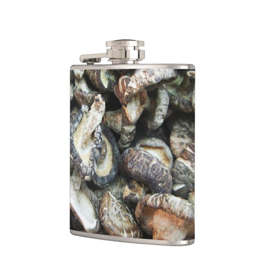 Shiitake Mushrooms Flachmann (Links)