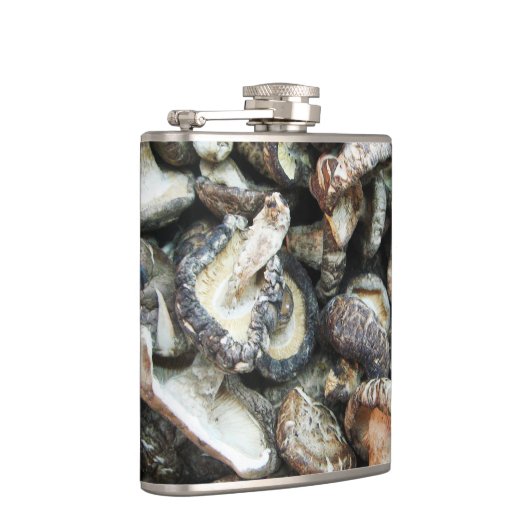 Shiitake Mushrooms Flachmann (Rechts)