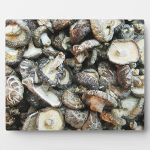 Shiitake Mushrooms Fotoplatte