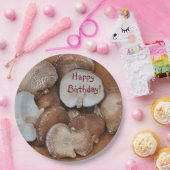 Shiitake Mushrooms Geburtstag Pappteller (Party)