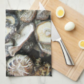 Shiitake Mushrooms Geschirrtuch (Viertel Falte)