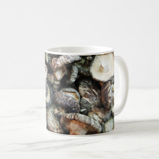 Shiitake Mushrooms Kaffeetasse (VorderseiteRechts)