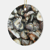 Shiitake Mushrooms Keramik Ornament (Links)
