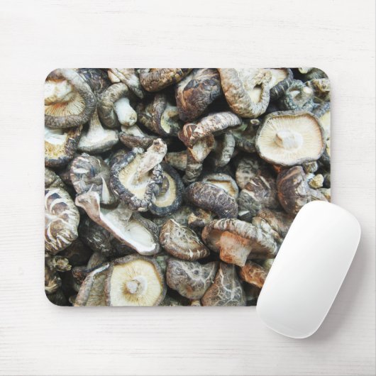 Shiitake Mushrooms Mousepad (Mit Mouse)