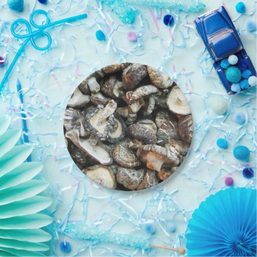 Shiitake Mushrooms Pappteller (Party)