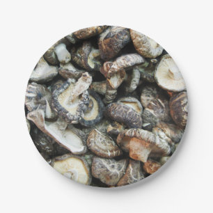 Shiitake Mushrooms Pappteller