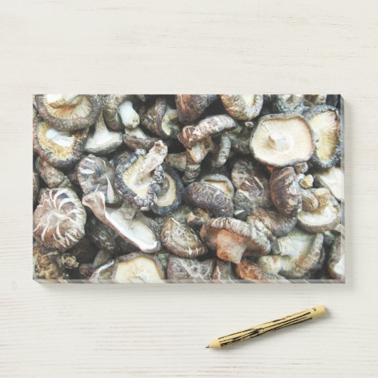 Shiitake Mushrooms Post-it Klebezettel (Auf Schreibtisch)