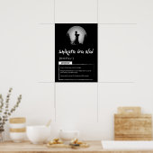 Shikata-ga-nai - Japanisches Erfolgskonzept Poster (Küche)