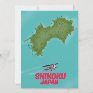 Shikoku Japan-Karte