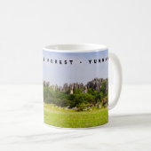Shilin pinnacles Steinwald - Yunnan, China, Asien Kaffeetasse (VorderseiteRechts)