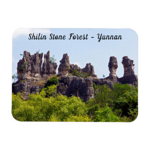Shilin pinnacles Steinwald - Yunnan, China, Asien Magnet