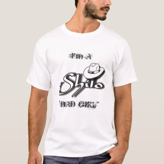 Shilo getragenes "SCHLECHTES MÄDCHEN" T T-Shirt